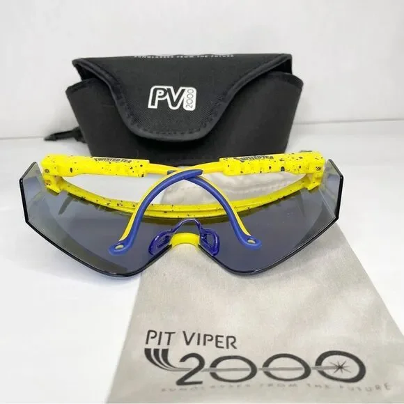 Pit Viper 2000 The Montucky Coldsnacks turquoise sunglasses with case/box. NWT - Picture 6 of 9